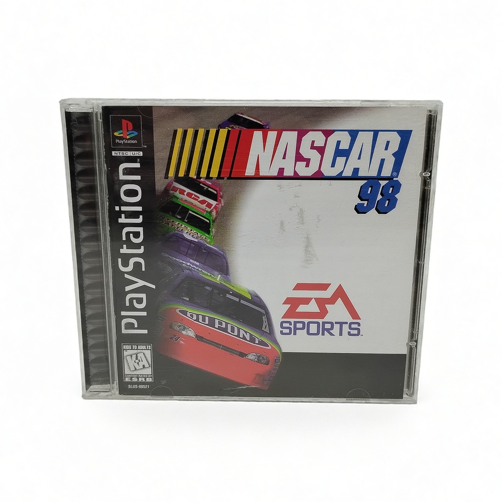 NASCAR 98 PlayStation 1 PS1 Game Disc in Case SLUS-00521 Electronic Arts Racing